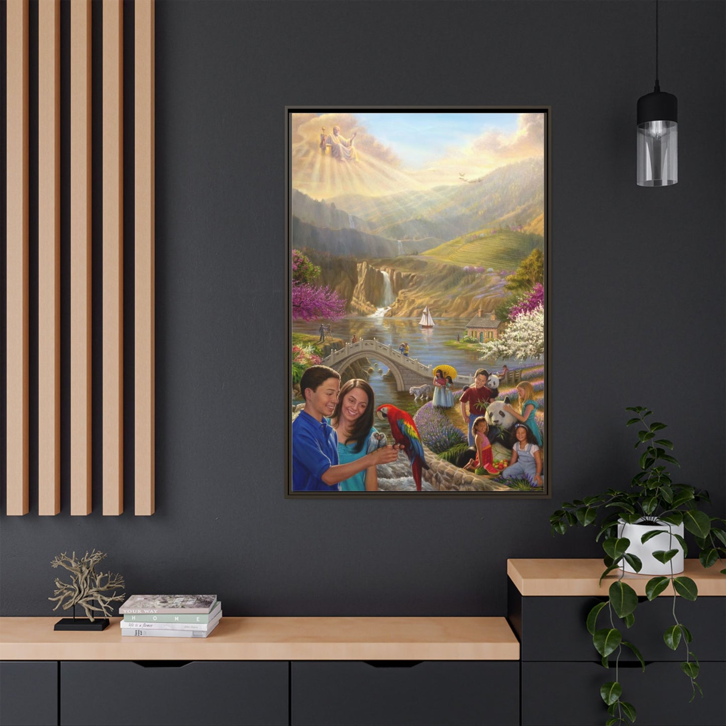 A Vision of Paradise - Canvas Print (Framed)