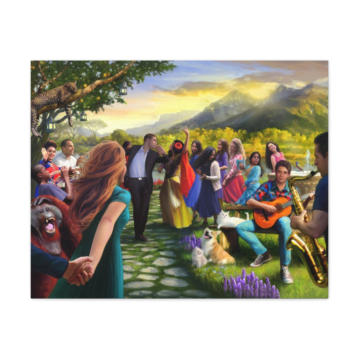 Let There Be Music! (Non-Framed canvas print)