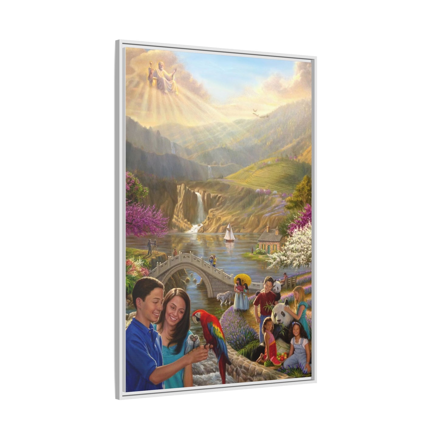 A Vision of Paradise - Canvas Print (Framed)