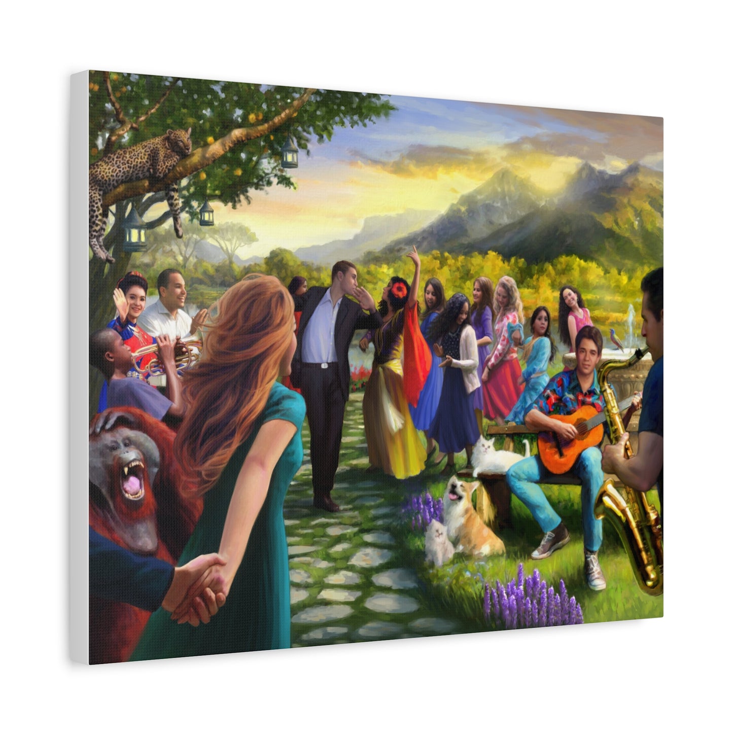 Let There Be Music! (Non-Framed canvas print)