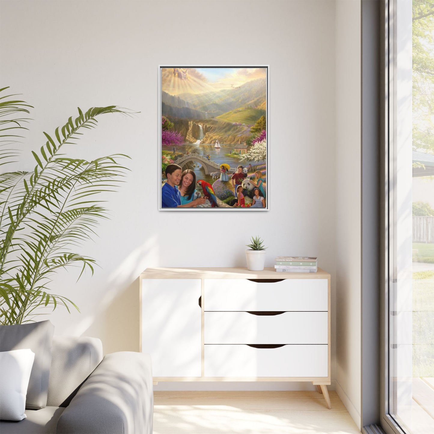 A Vision of Paradise - Canvas Print (Framed)