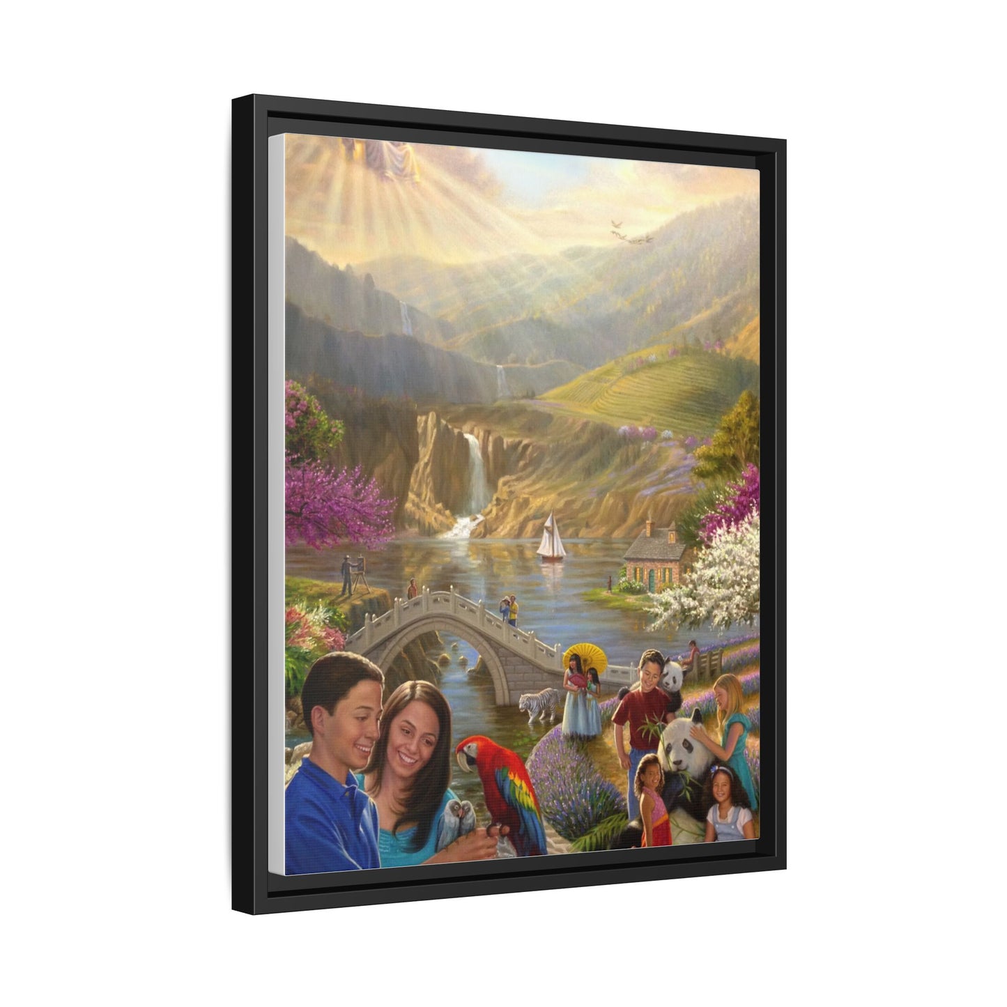 A Vision of Paradise - Canvas Print (Framed)