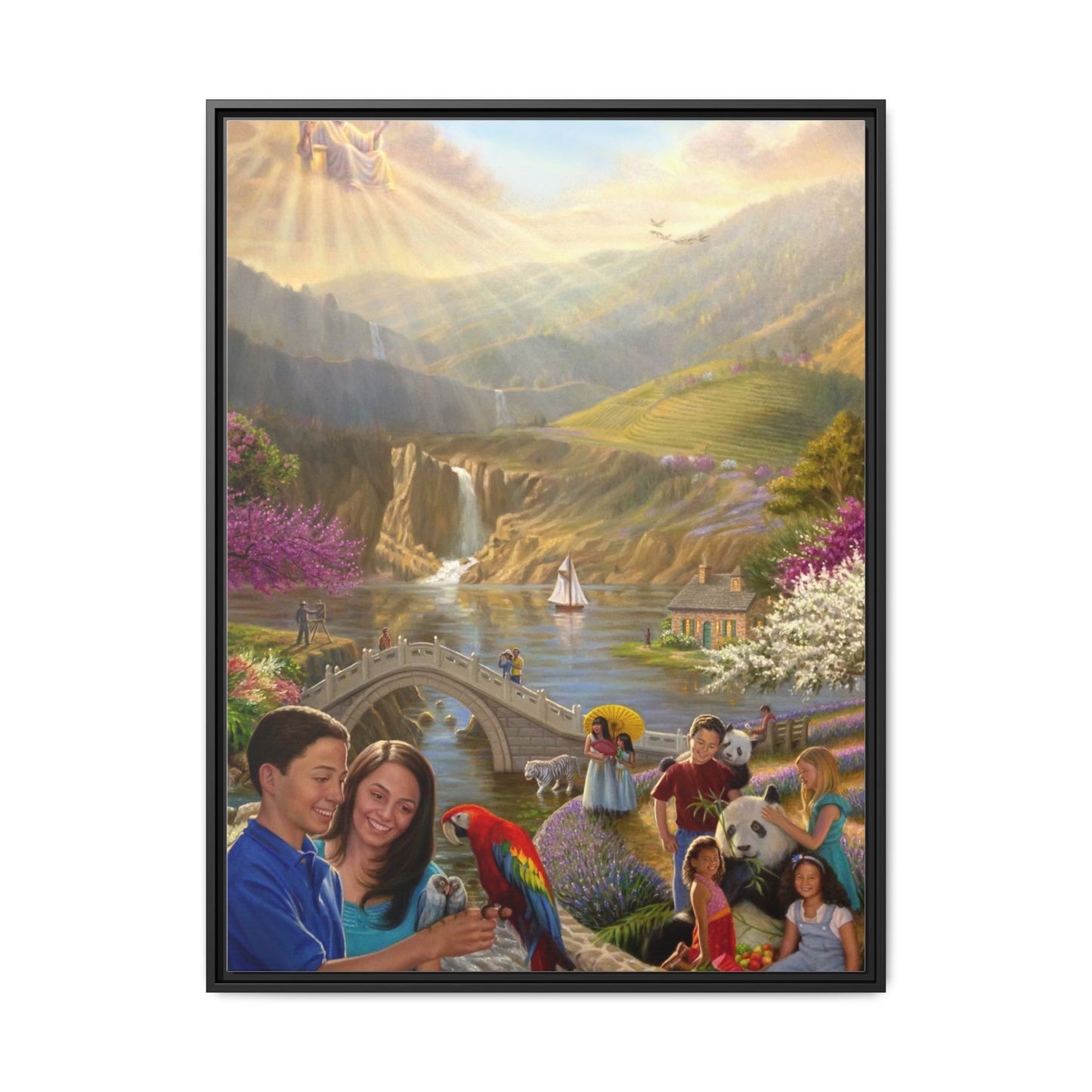 A Vision of Paradise - Canvas Print (Framed)