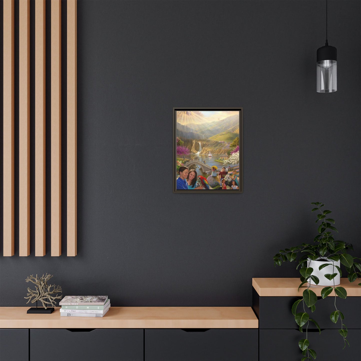 A Vision of Paradise - Canvas Print (Framed)