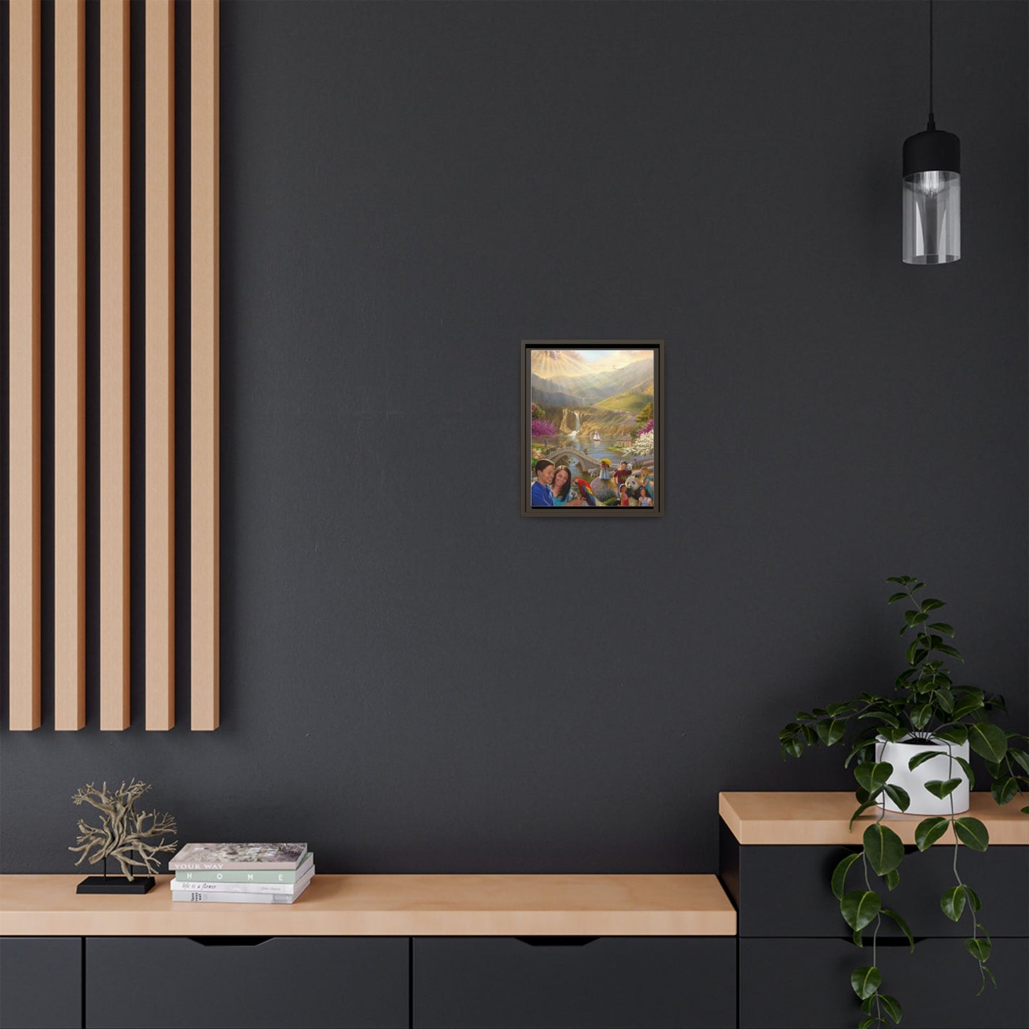 A Vision of Paradise - Canvas Print (Framed)