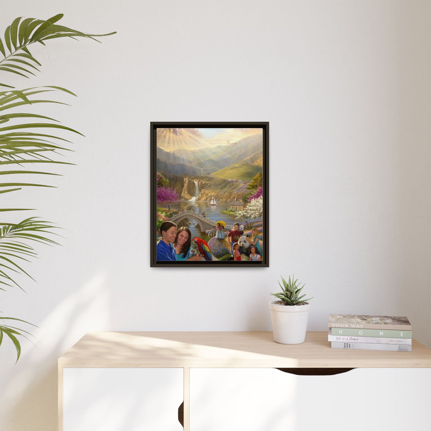 A Vision of Paradise - Canvas Print (Framed)