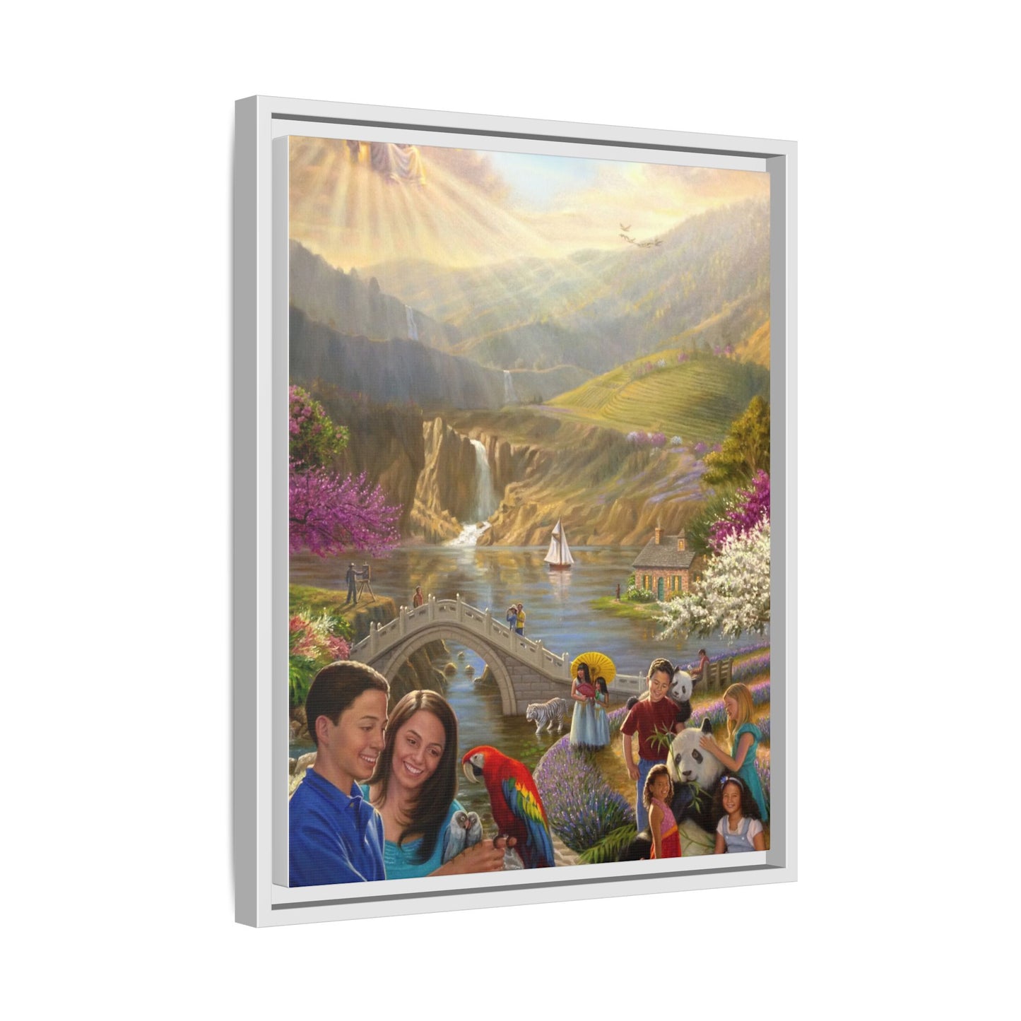 A Vision of Paradise - Canvas Print (Framed)