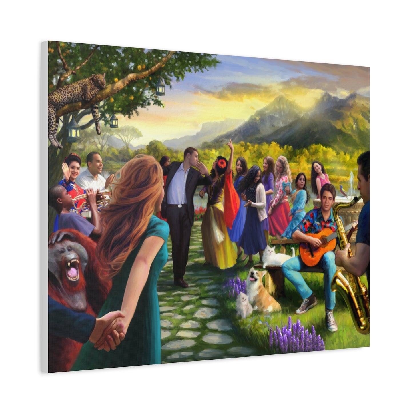 Let There Be Music! (Non-Framed canvas print)