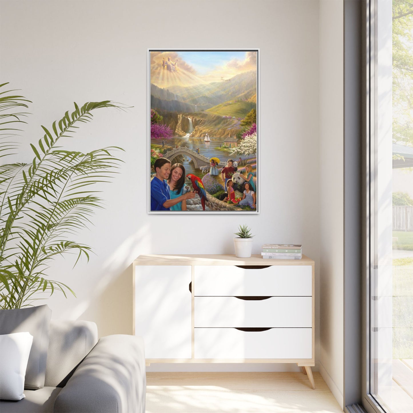 A Vision of Paradise - Canvas Print (Framed)