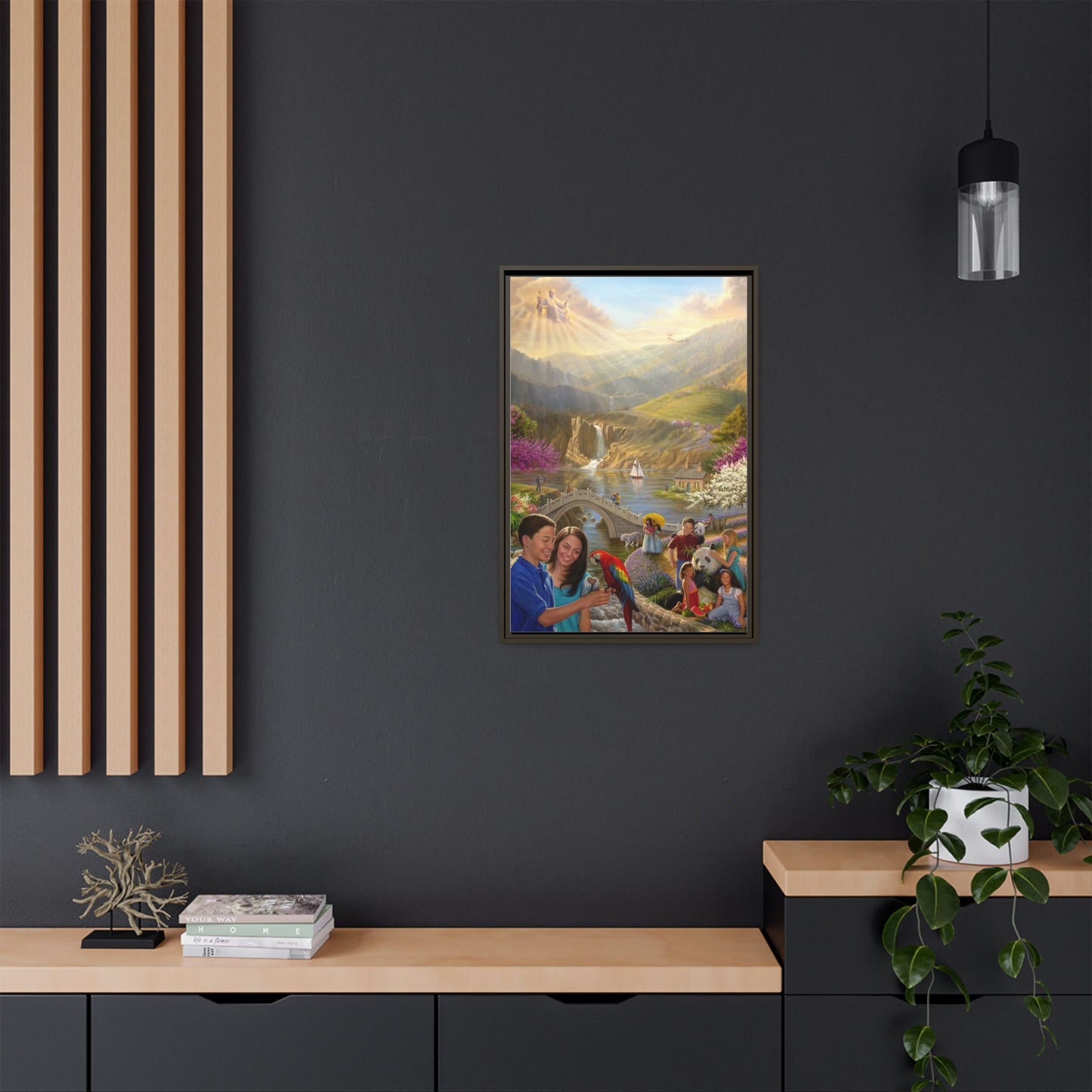 A Vision of Paradise - Canvas Print (Framed)