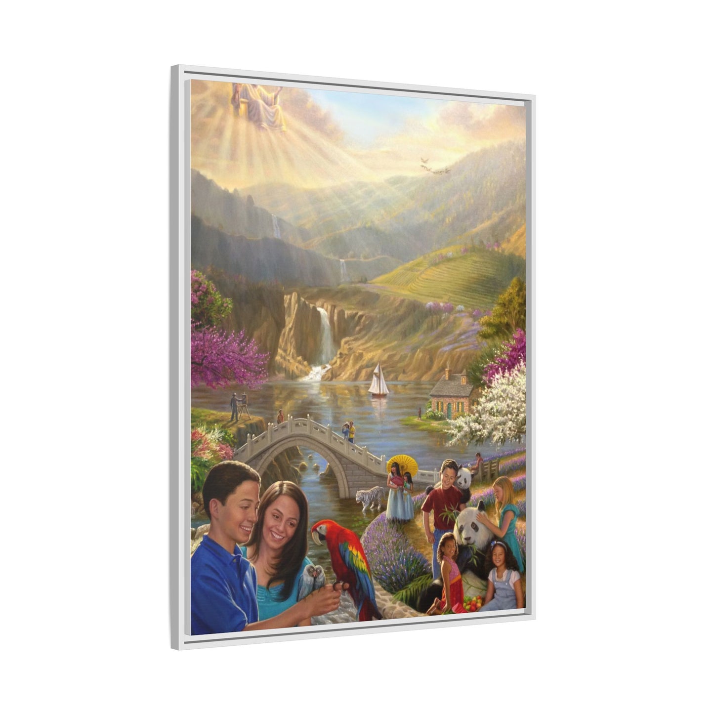 A Vision of Paradise - Canvas Print (Framed)