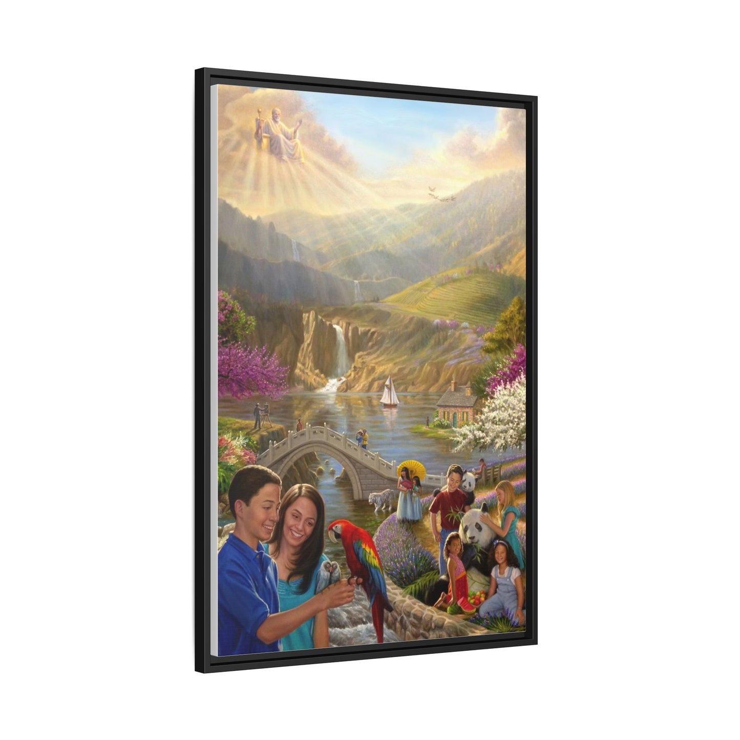 A Vision of Paradise - Canvas Print (Framed)