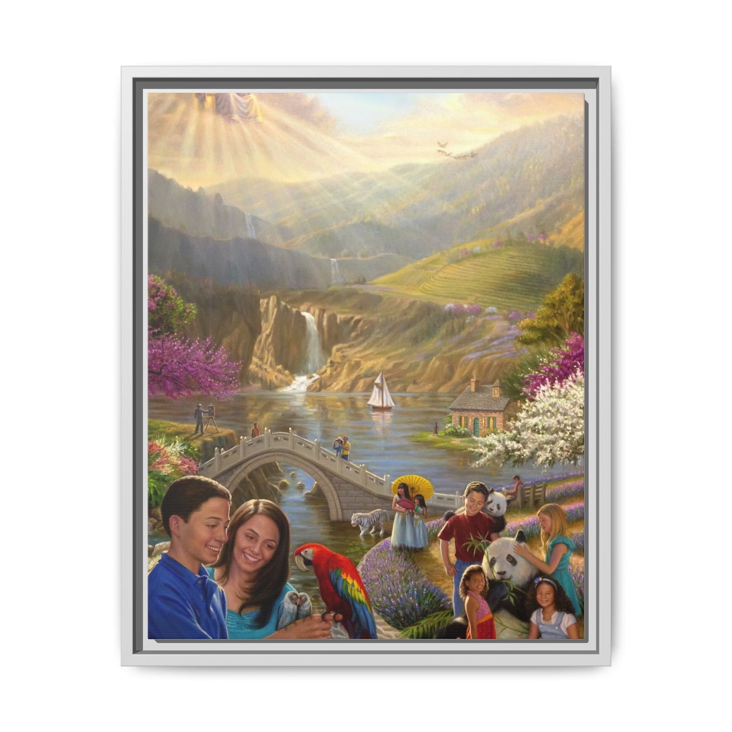 A Vision of Paradise - Canvas Print (Framed)