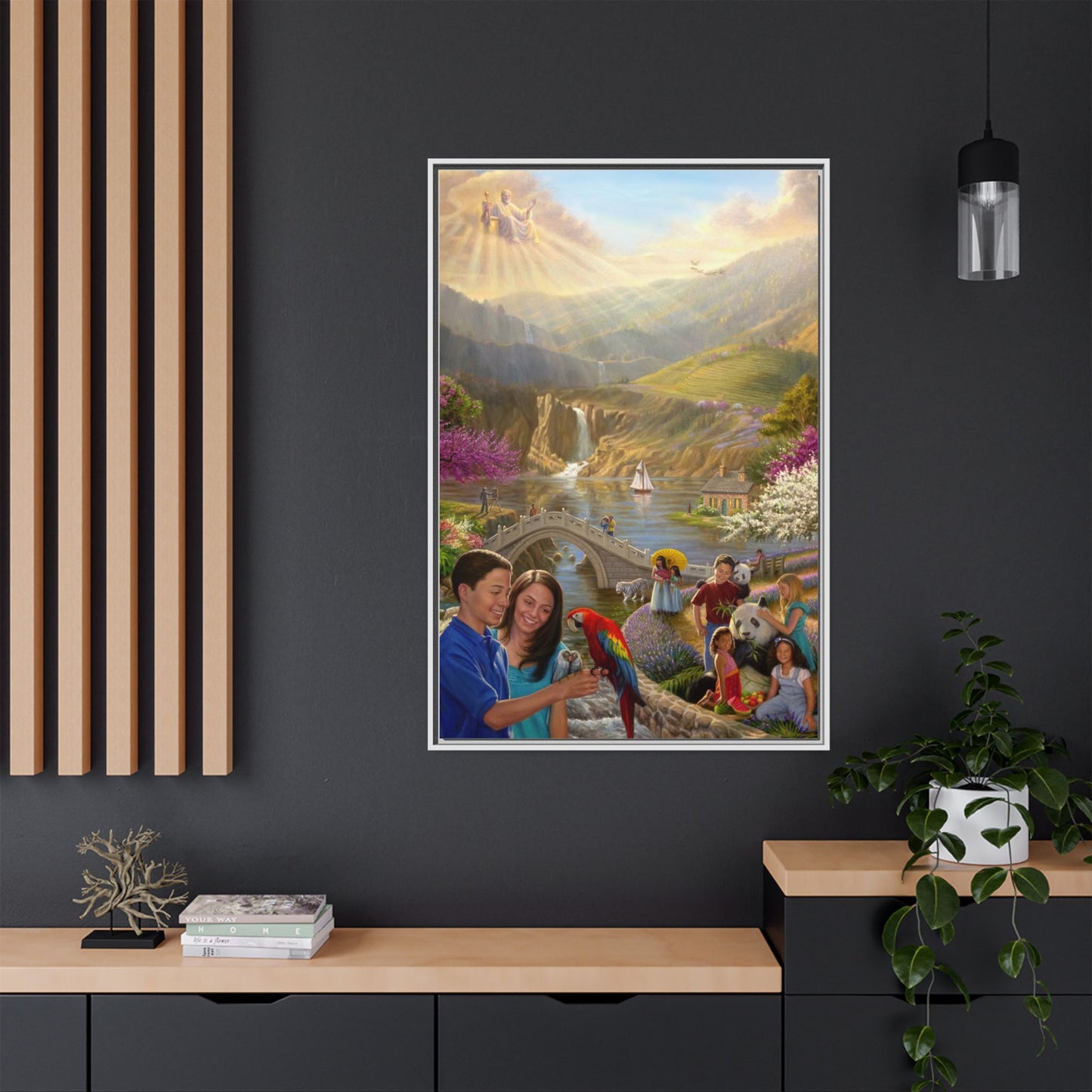 A Vision of Paradise - Canvas Print (Framed)