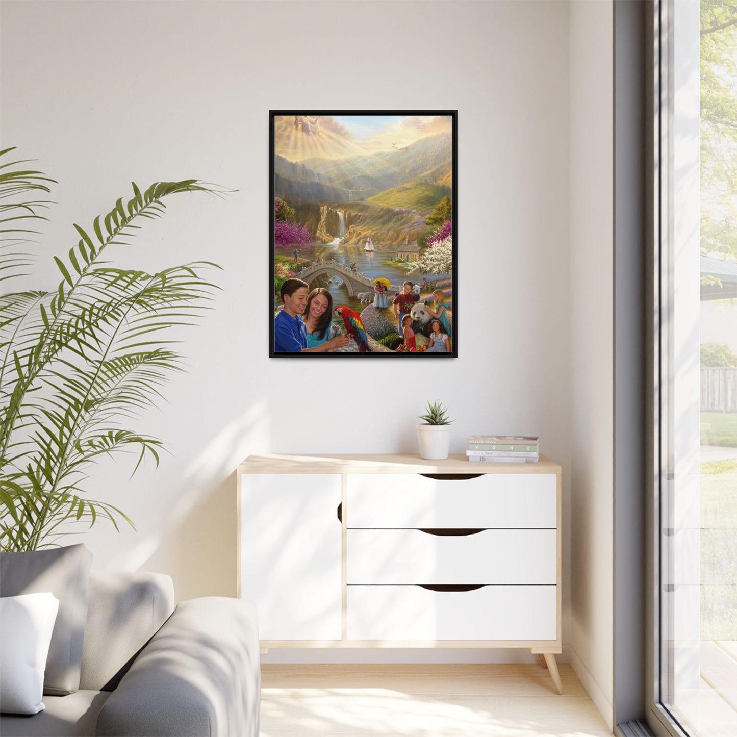 A Vision of Paradise - Canvas Print (Framed)