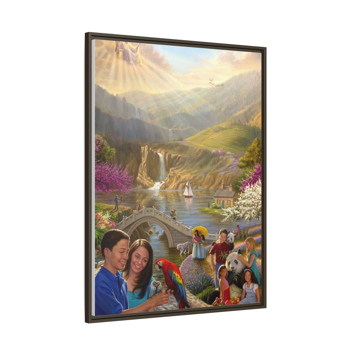 A Vision of Paradise - Canvas Print (Framed)