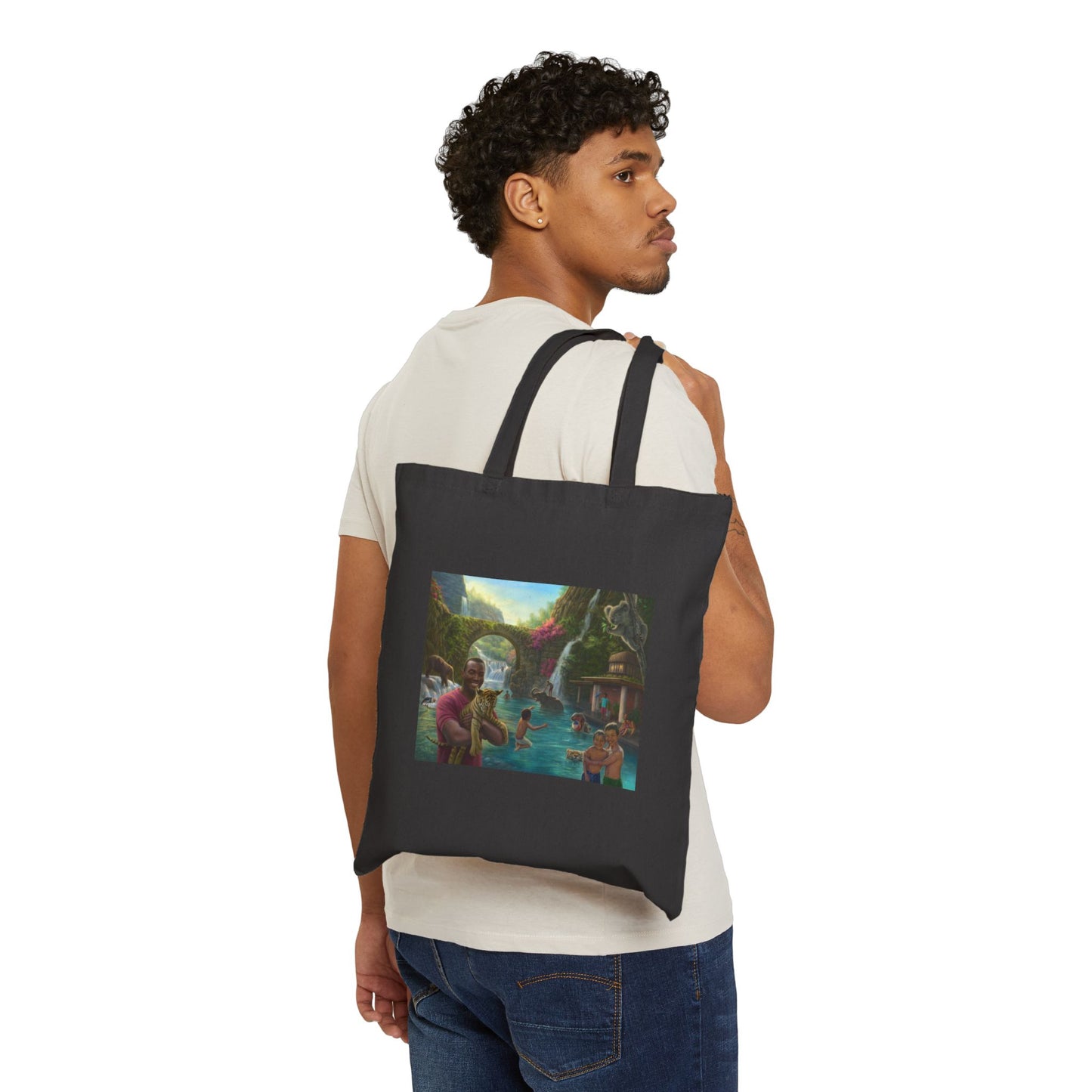 Water Fun-Canvas Tote Bag