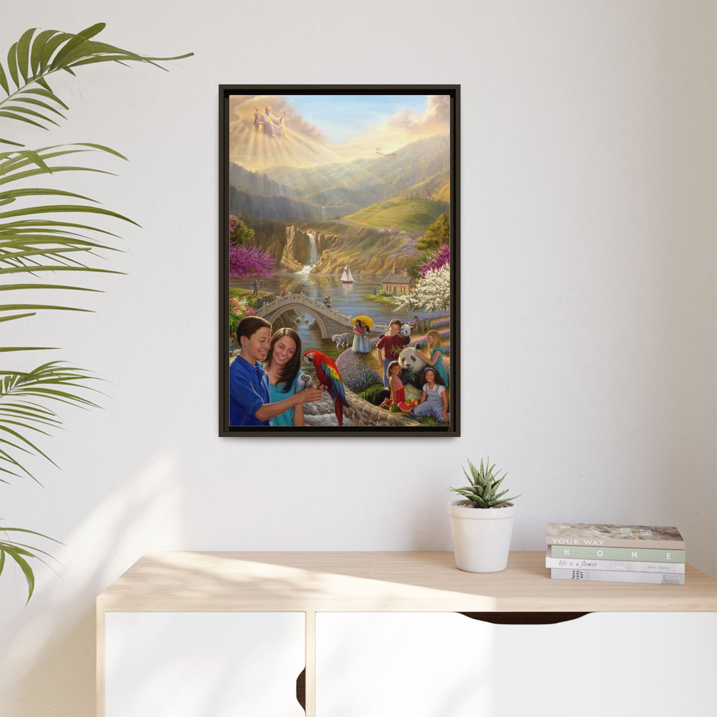 A Vision of Paradise - Canvas Print (Framed)