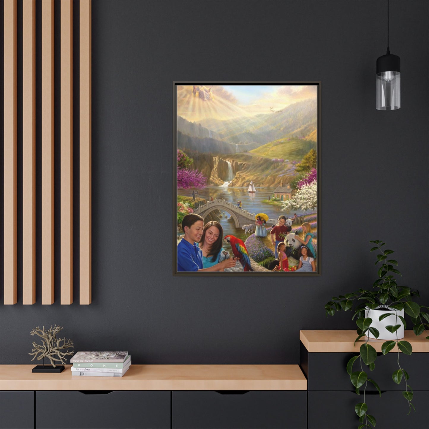 A Vision of Paradise - Canvas Print (Framed)