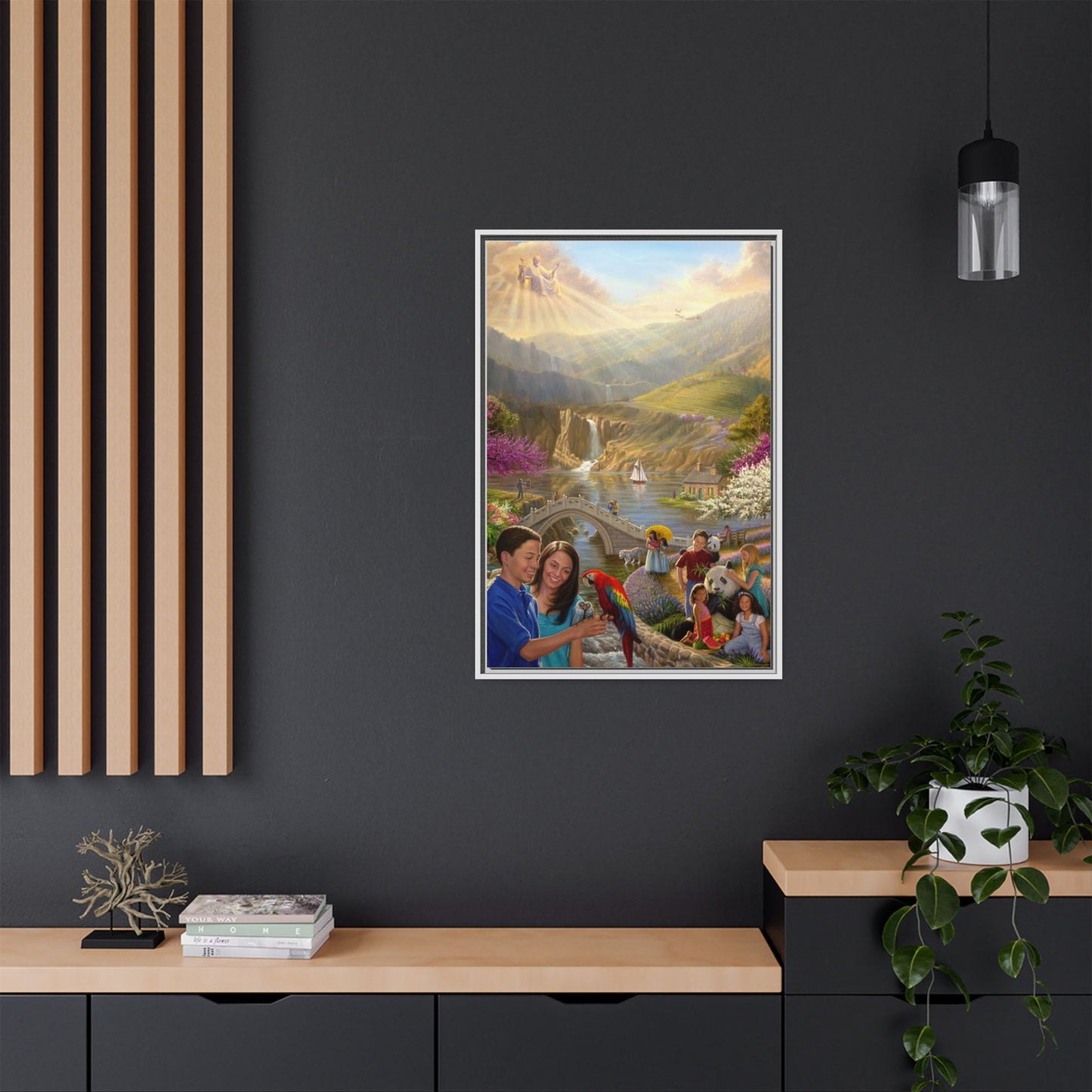 A Vision of Paradise - Canvas Print (Framed)
