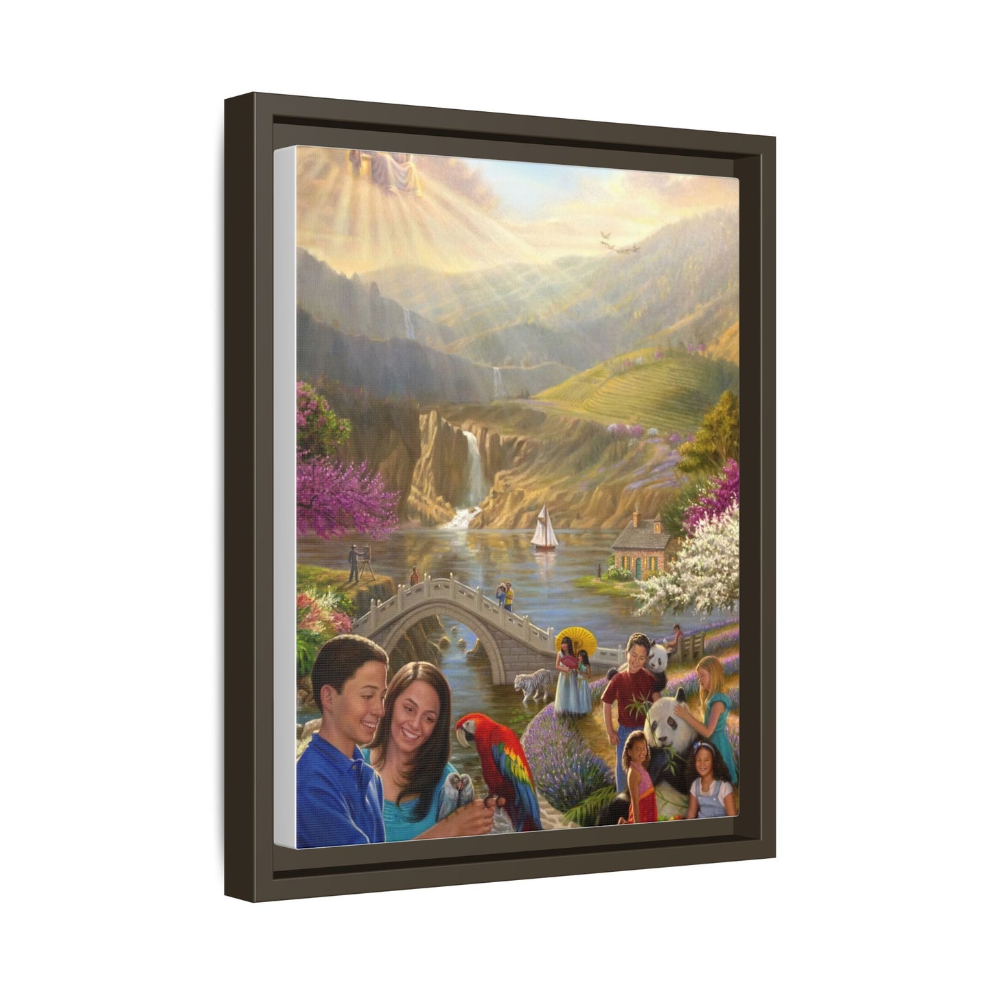A Vision of Paradise - Canvas Print (Framed)