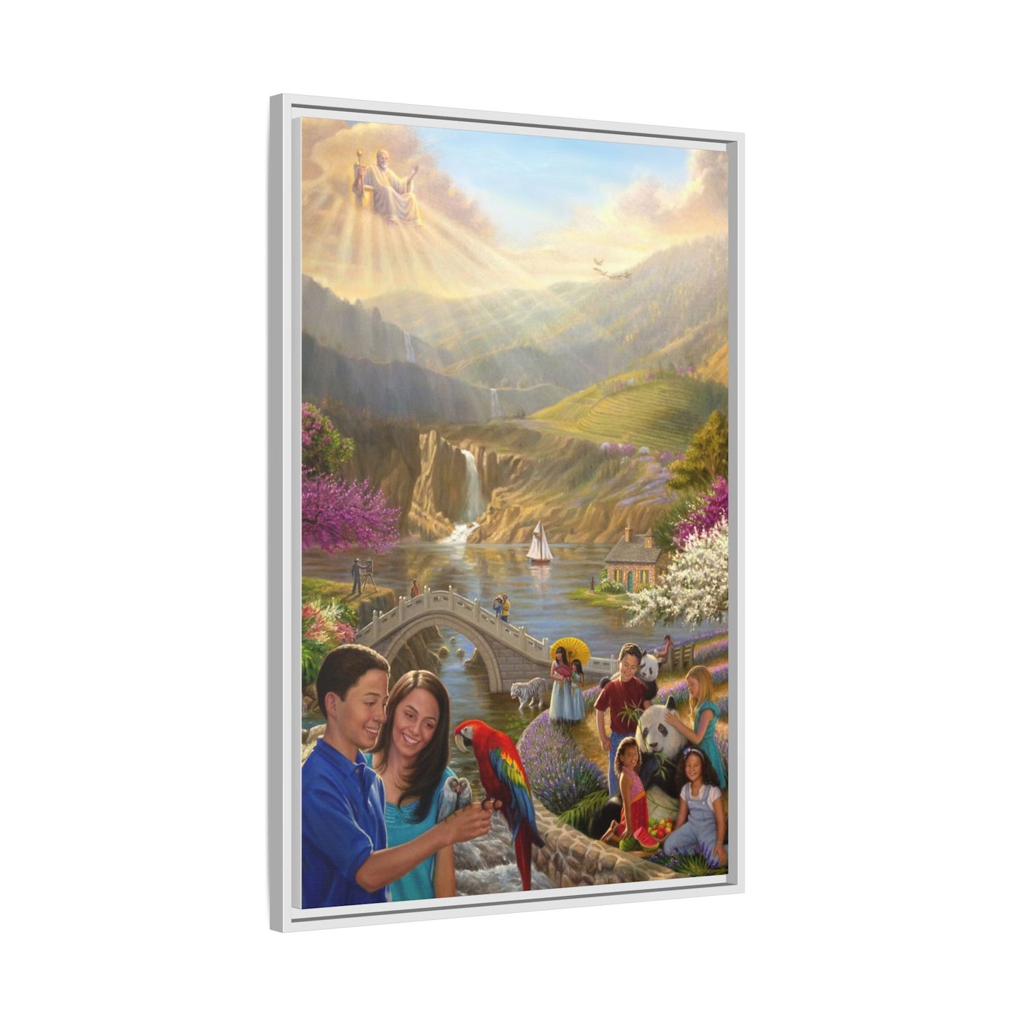 A Vision of Paradise - Canvas Print (Framed)