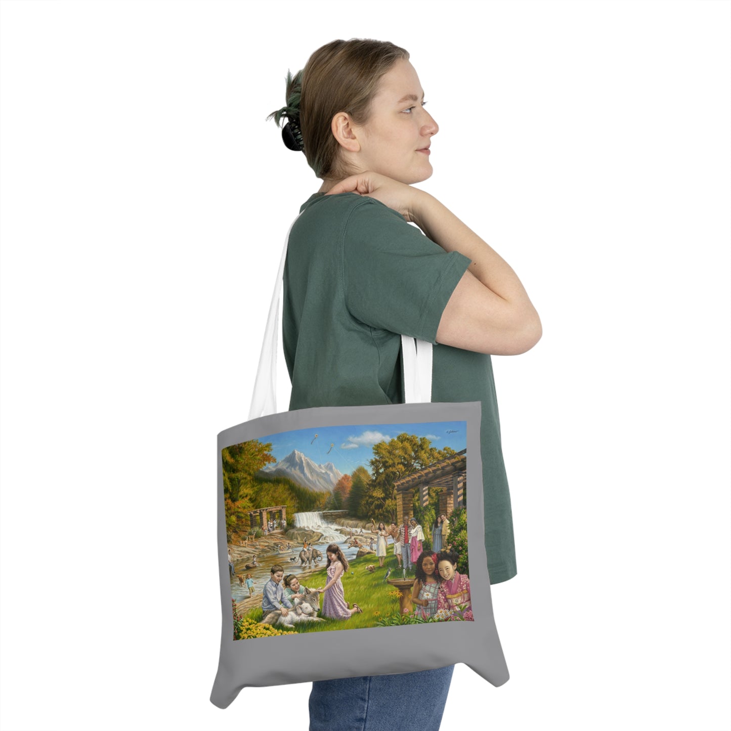 Children In Paradise-Tote Bag