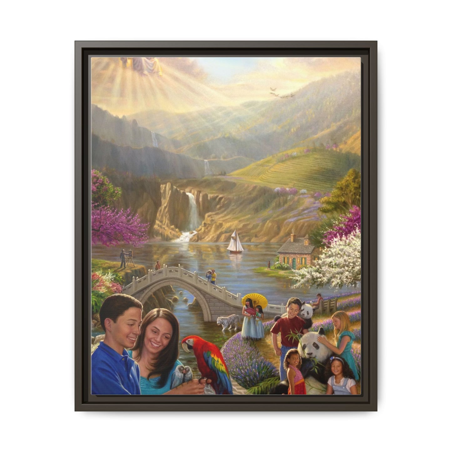 A Vision of Paradise - Canvas Print (Framed)