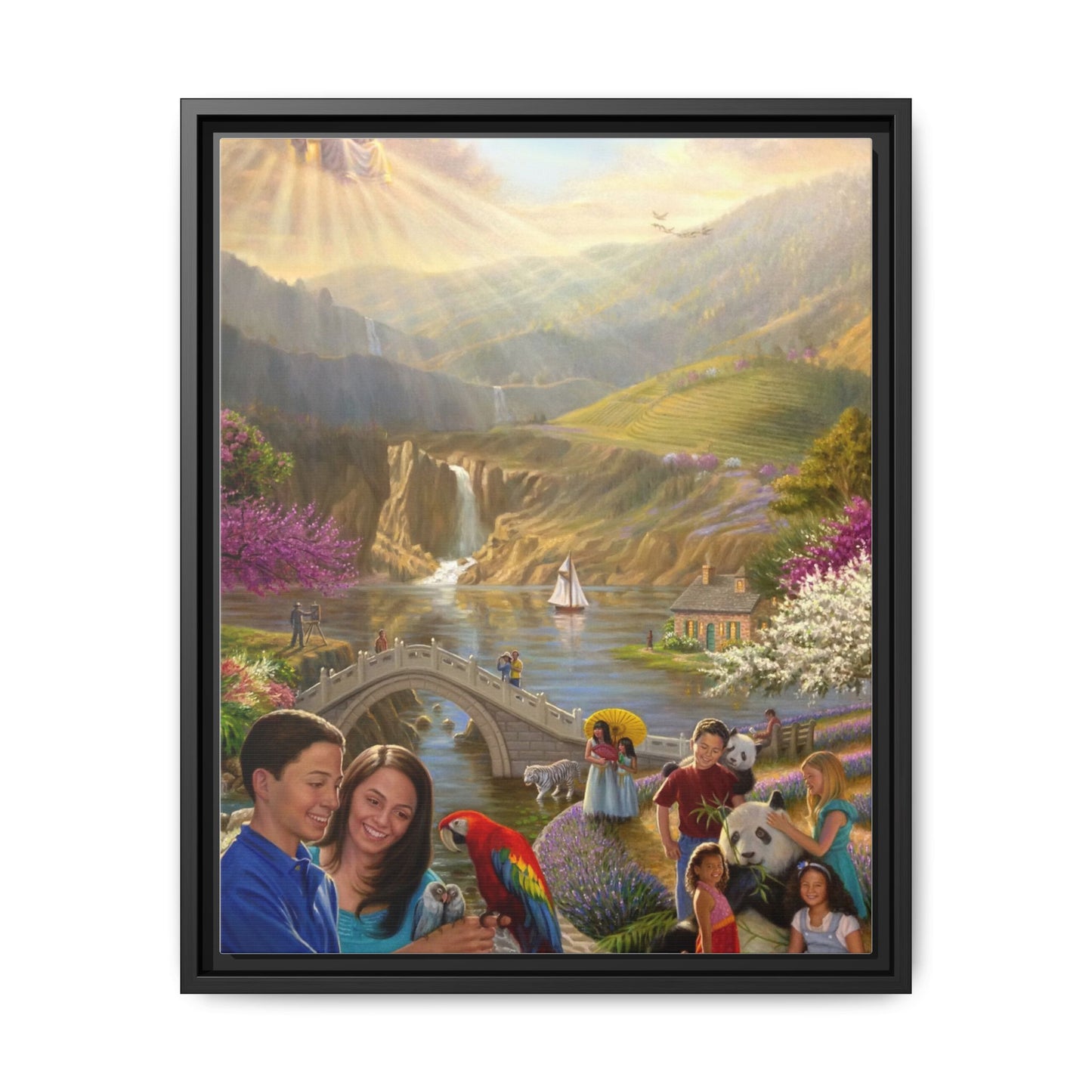 A Vision of Paradise - Canvas Print (Framed)