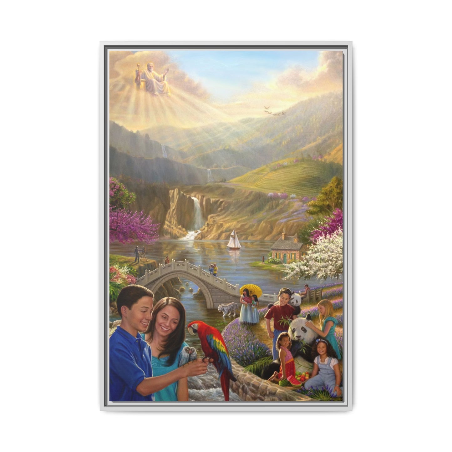 A Vision of Paradise - Canvas Print (Framed)