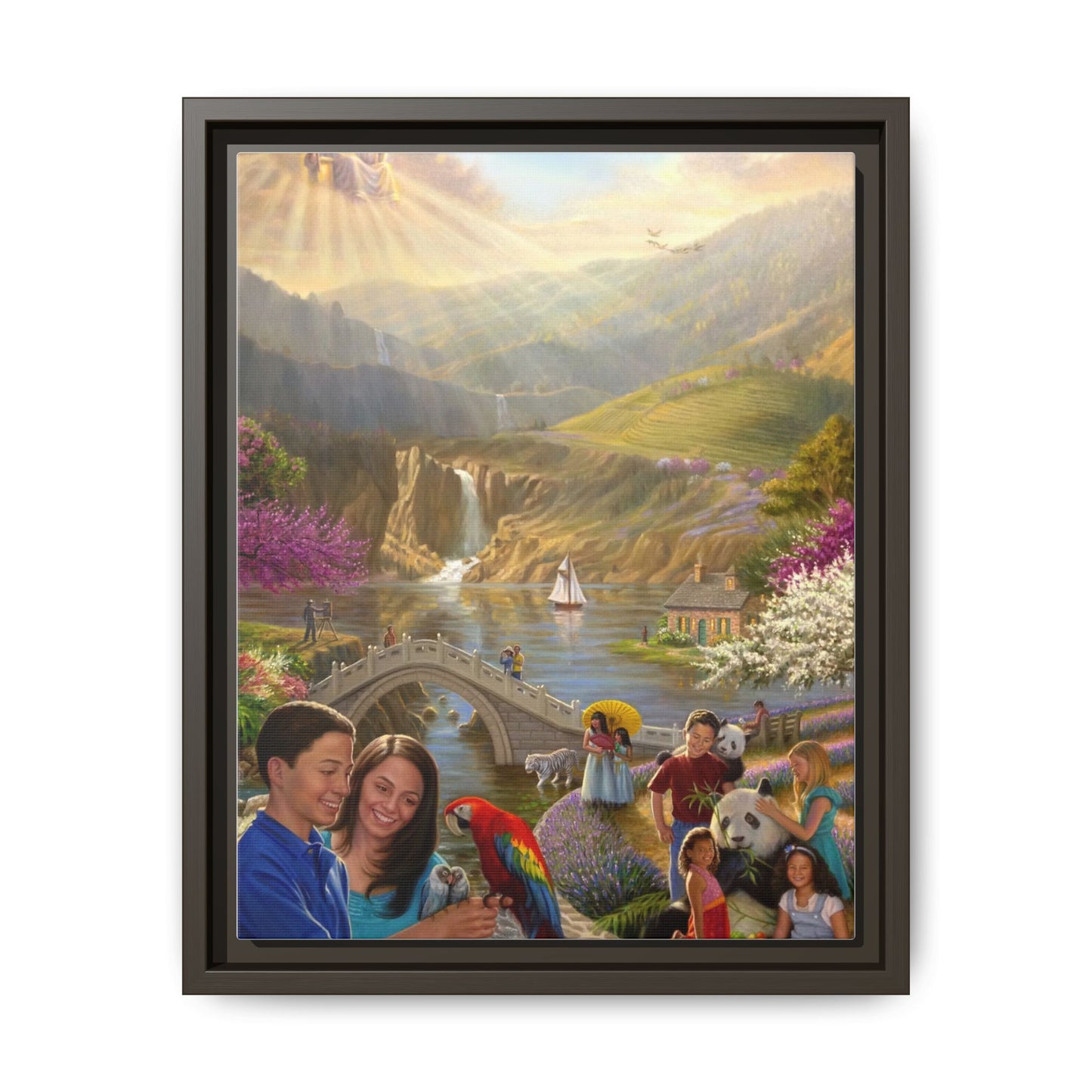 A Vision of Paradise - Canvas Print (Framed)