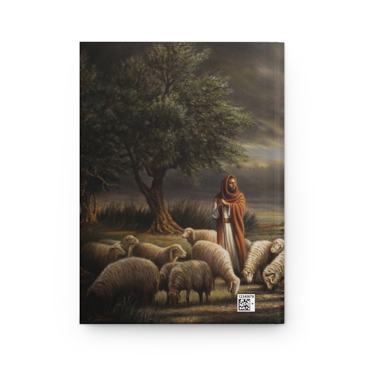 The Shepherd and His Sheep-Hardcover Journal