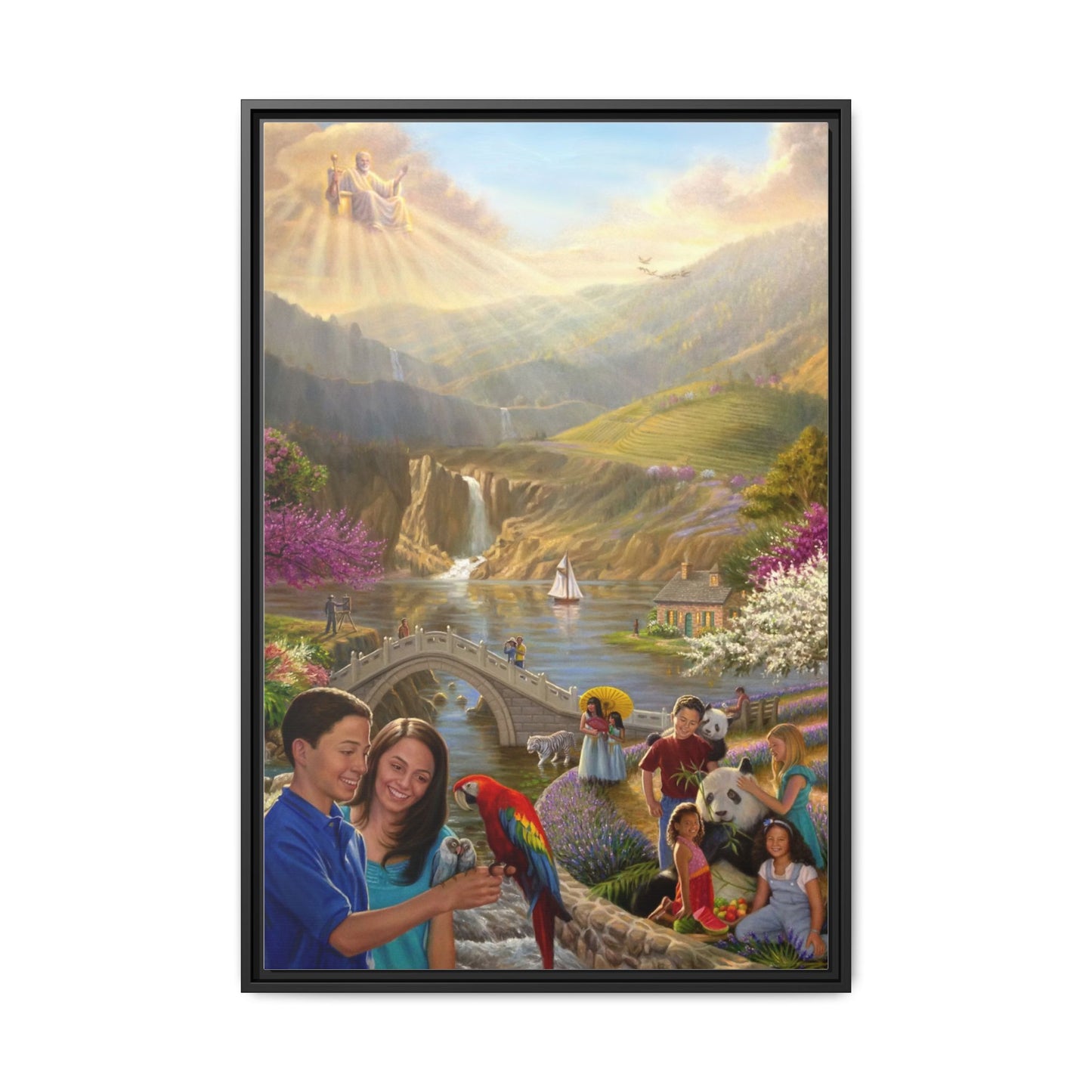 A Vision of Paradise - Canvas Print (Framed)