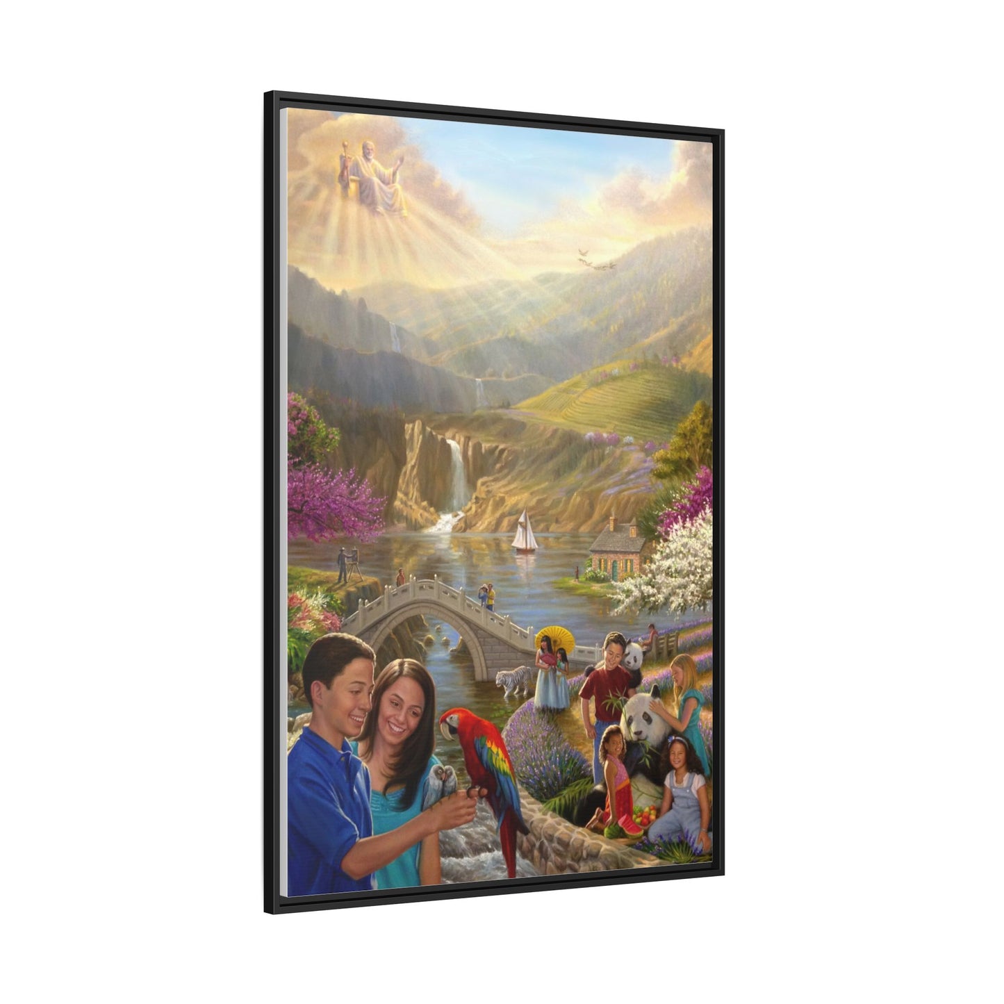 A Vision of Paradise - Canvas Print (Framed)