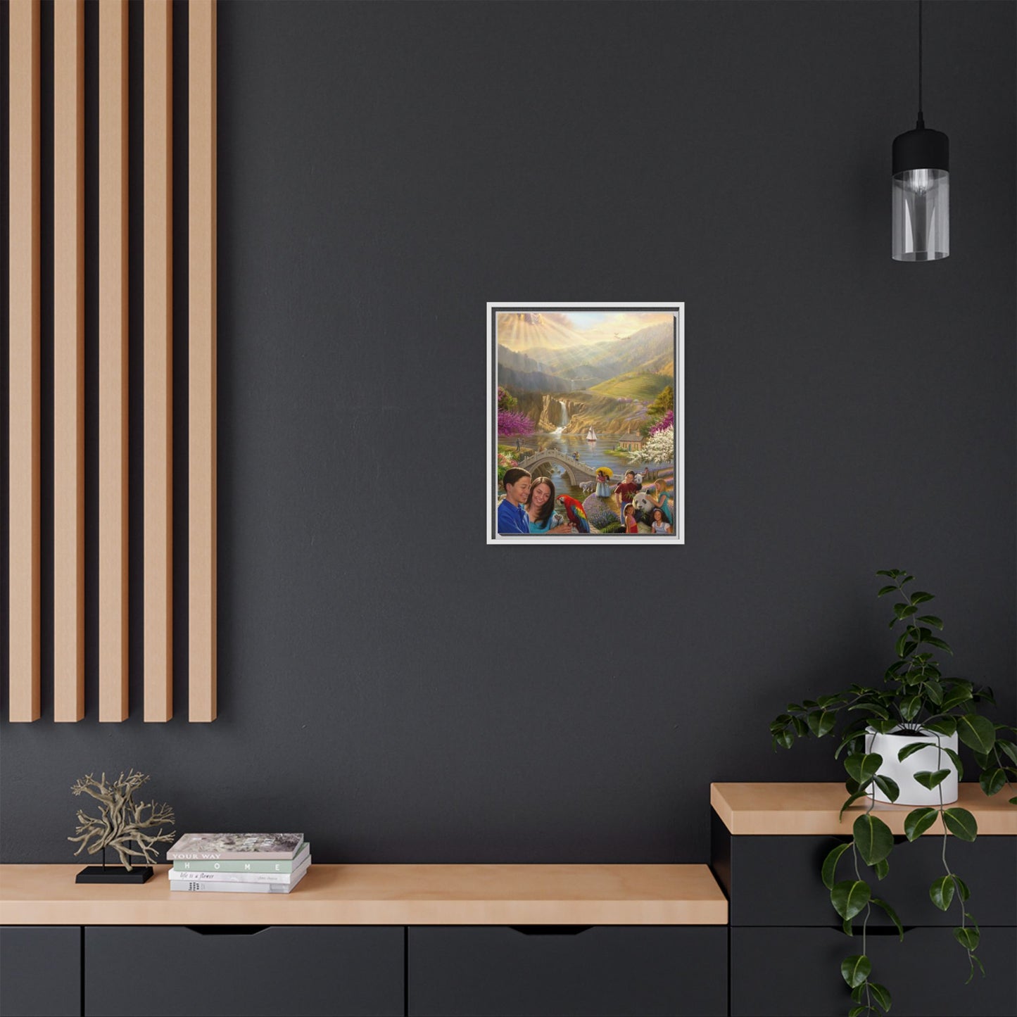 A Vision of Paradise - Canvas Print (Framed)
