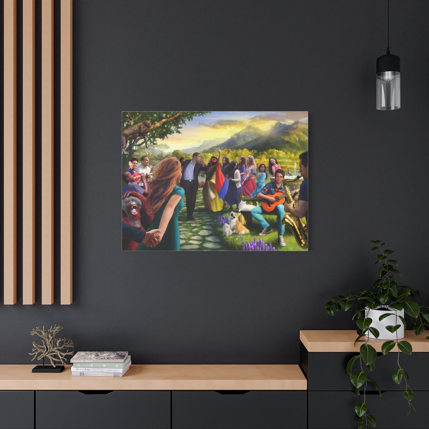 Let There Be Music! (Non-Framed canvas print)