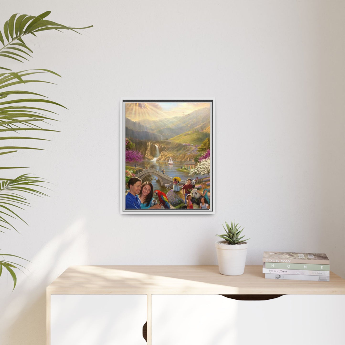 A Vision of Paradise - Canvas Print (Framed)