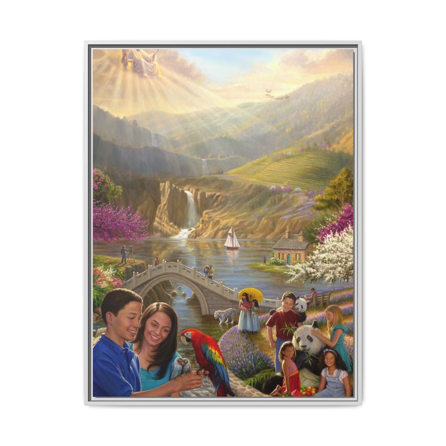 A Vision of Paradise - Canvas Print (Framed)