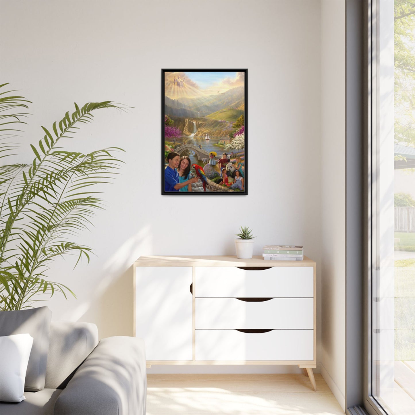 A Vision of Paradise - Canvas Print (Framed)