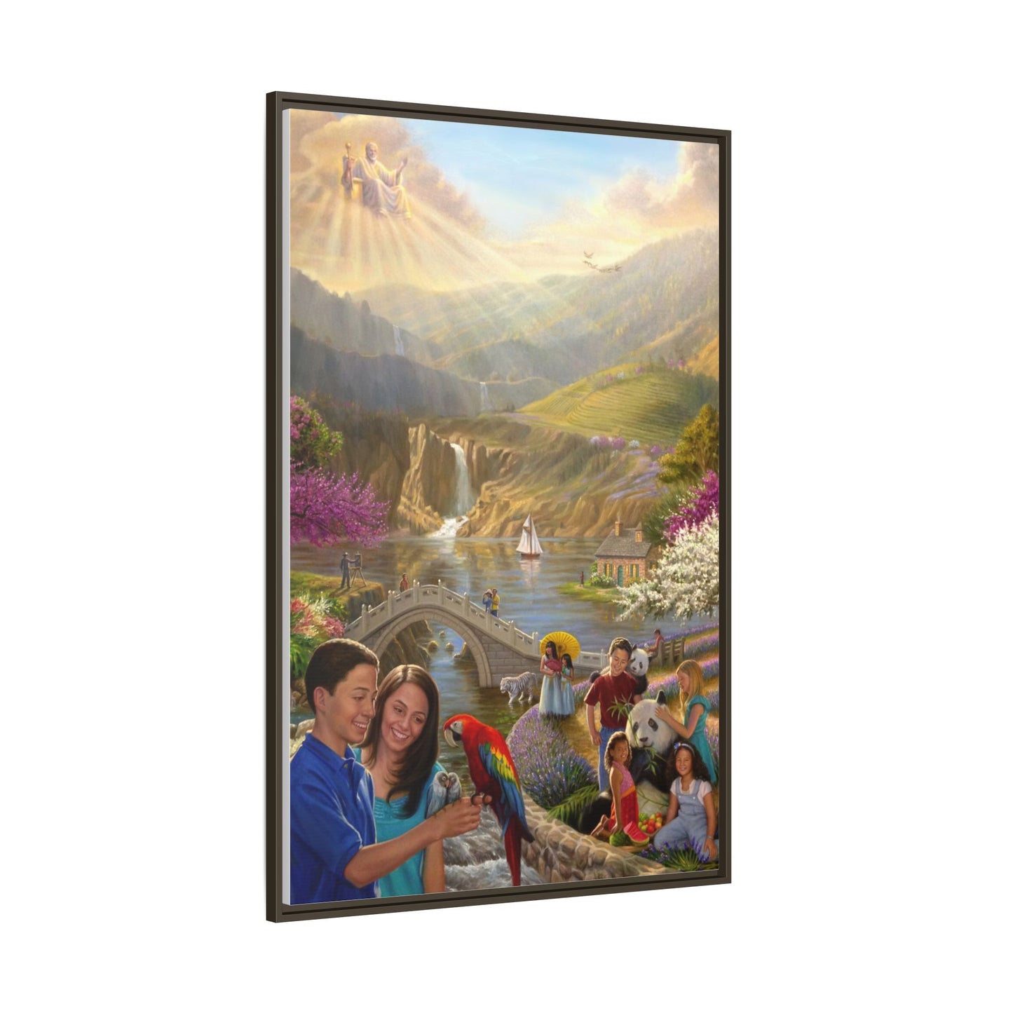 A Vision of Paradise - Canvas Print (Framed)