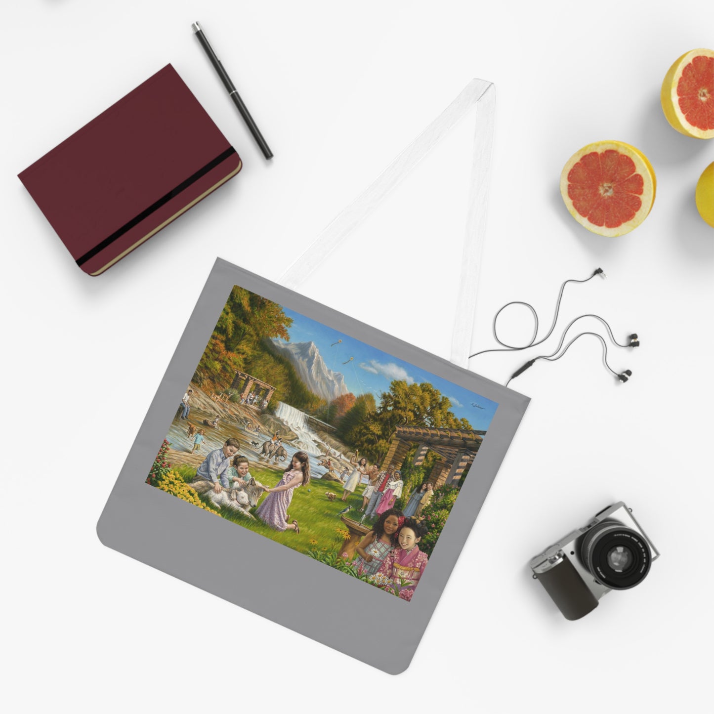 Children In Paradise-Tote Bag