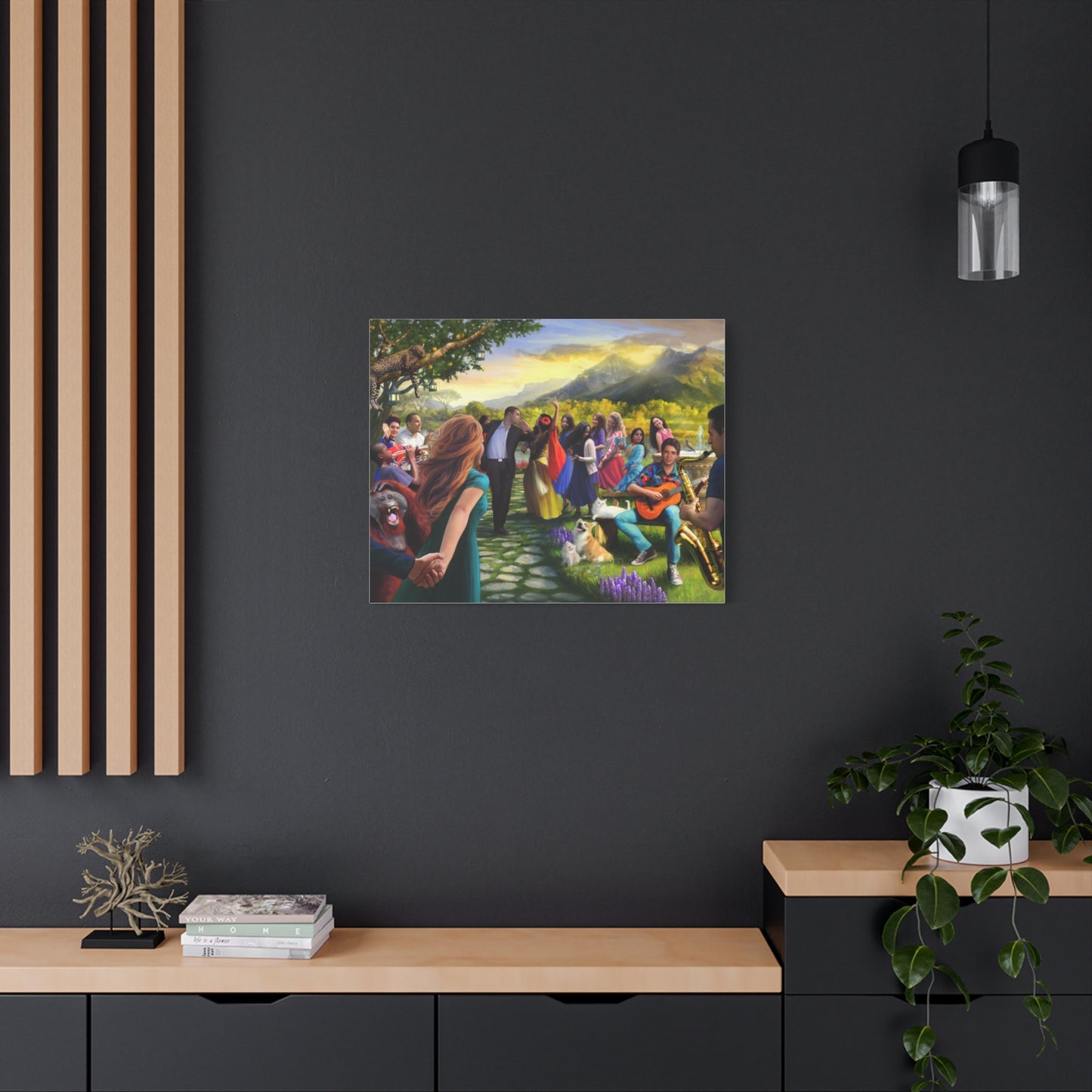 Let There Be Music! (Non-Framed canvas print)