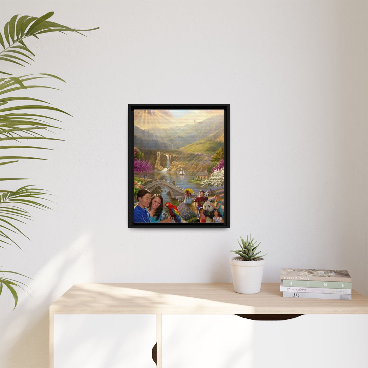 A Vision of Paradise - Canvas Print (Framed)