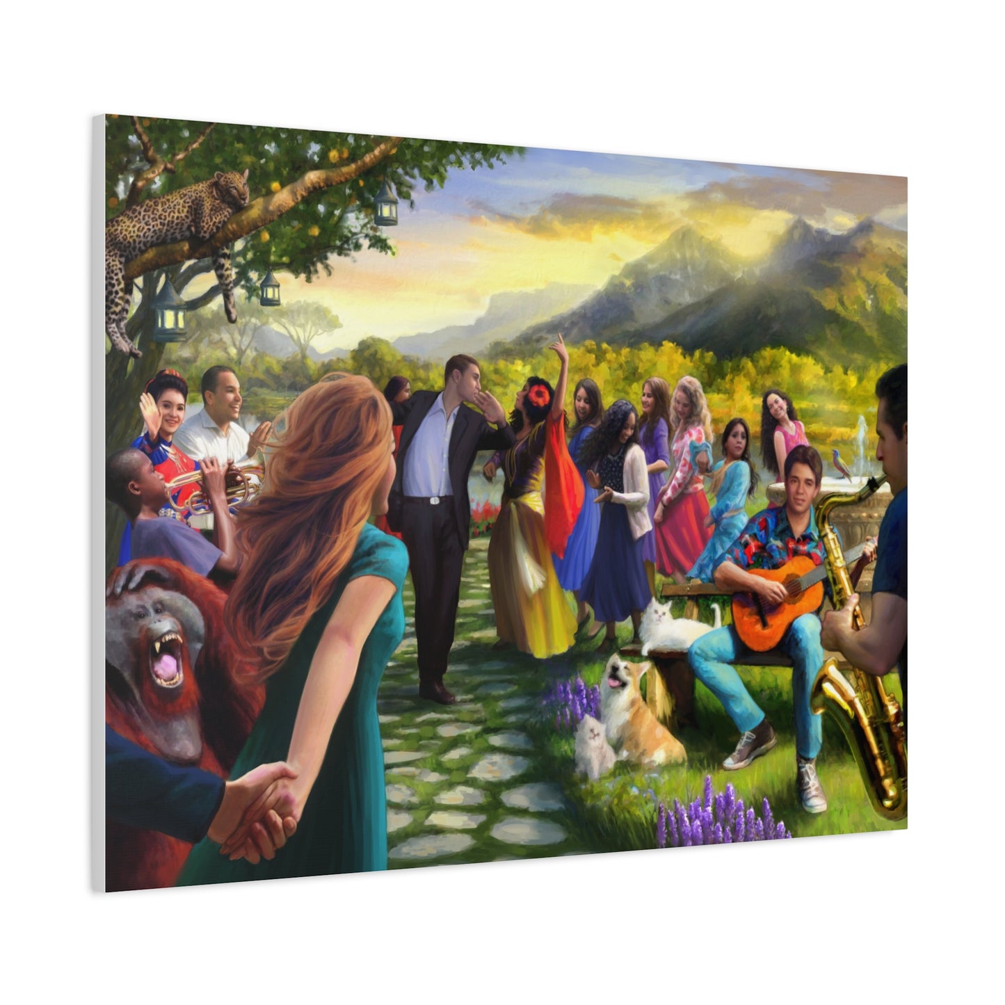Let There Be Music! (Non-Framed canvas print)
