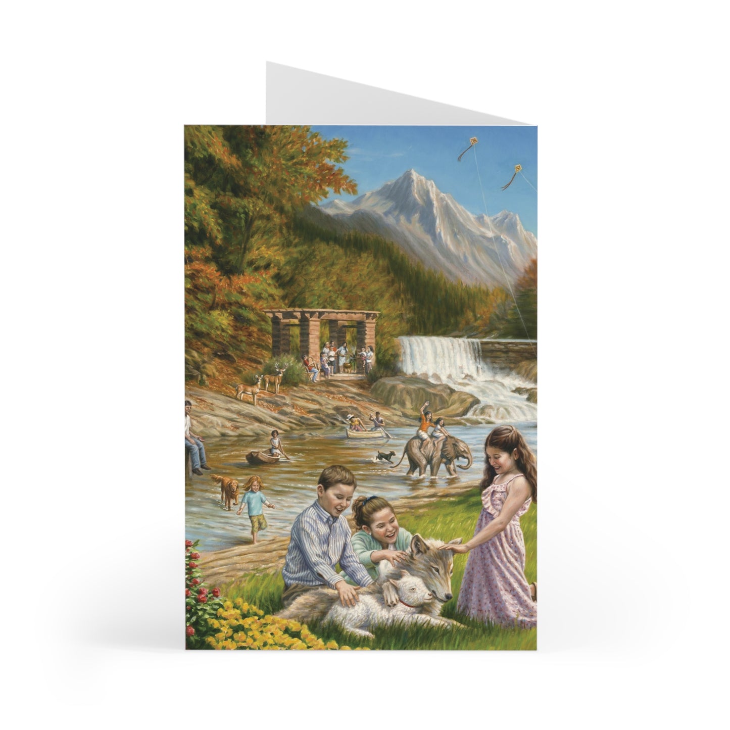 Children In Paradise-Greeting Cards Set - 7 Unique Designs for Special Occasions