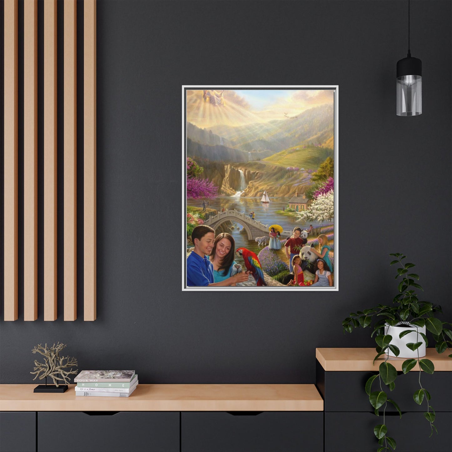 A Vision of Paradise - Canvas Print (Framed)