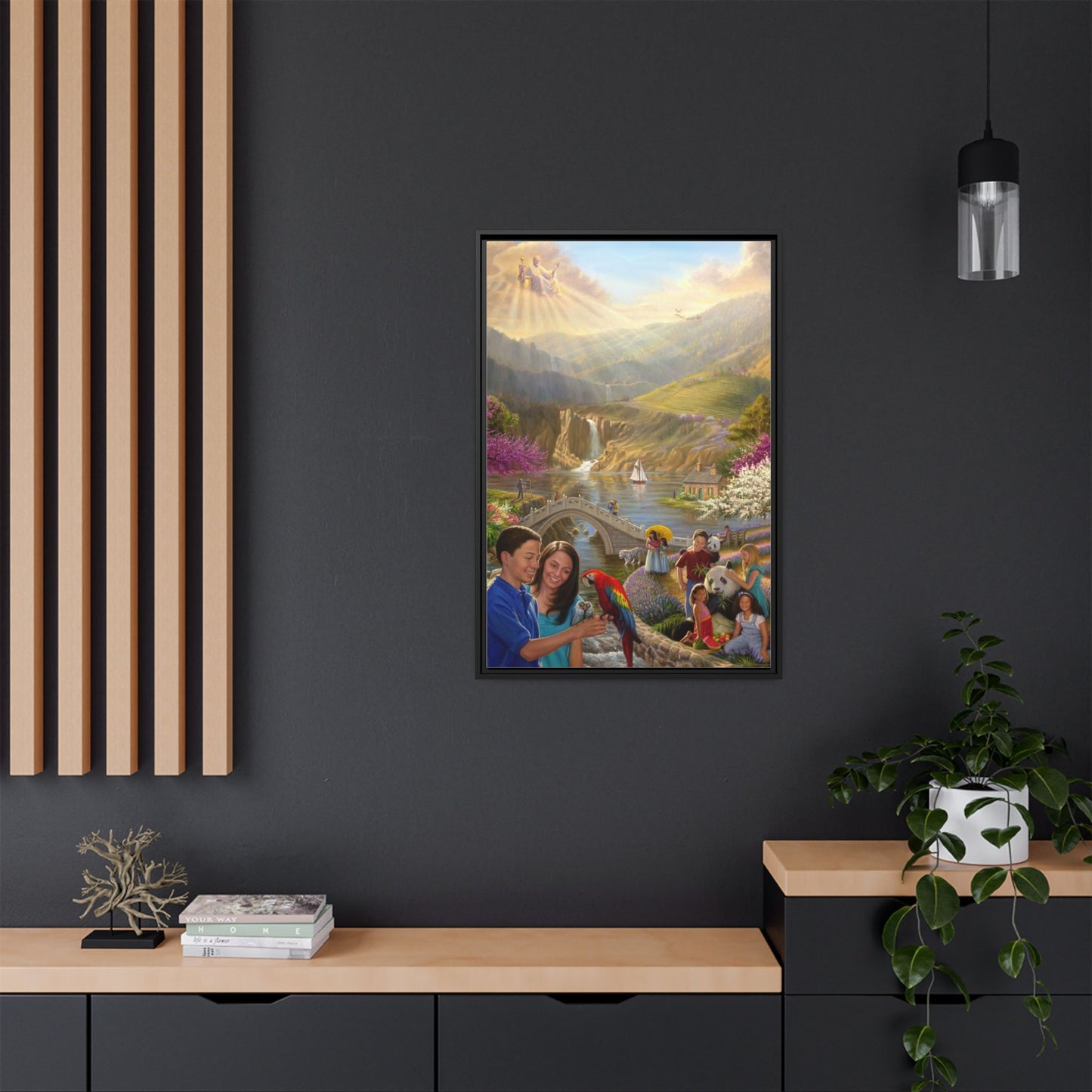 A Vision of Paradise - Canvas Print (Framed)