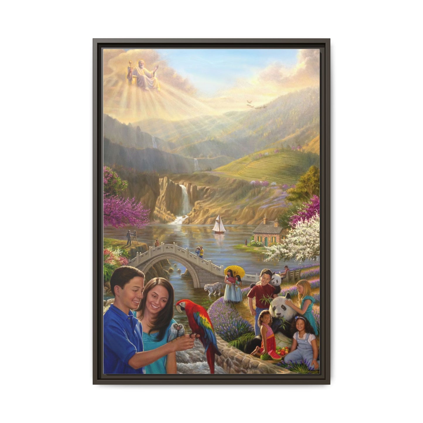 A Vision of Paradise - Canvas Print (Framed)