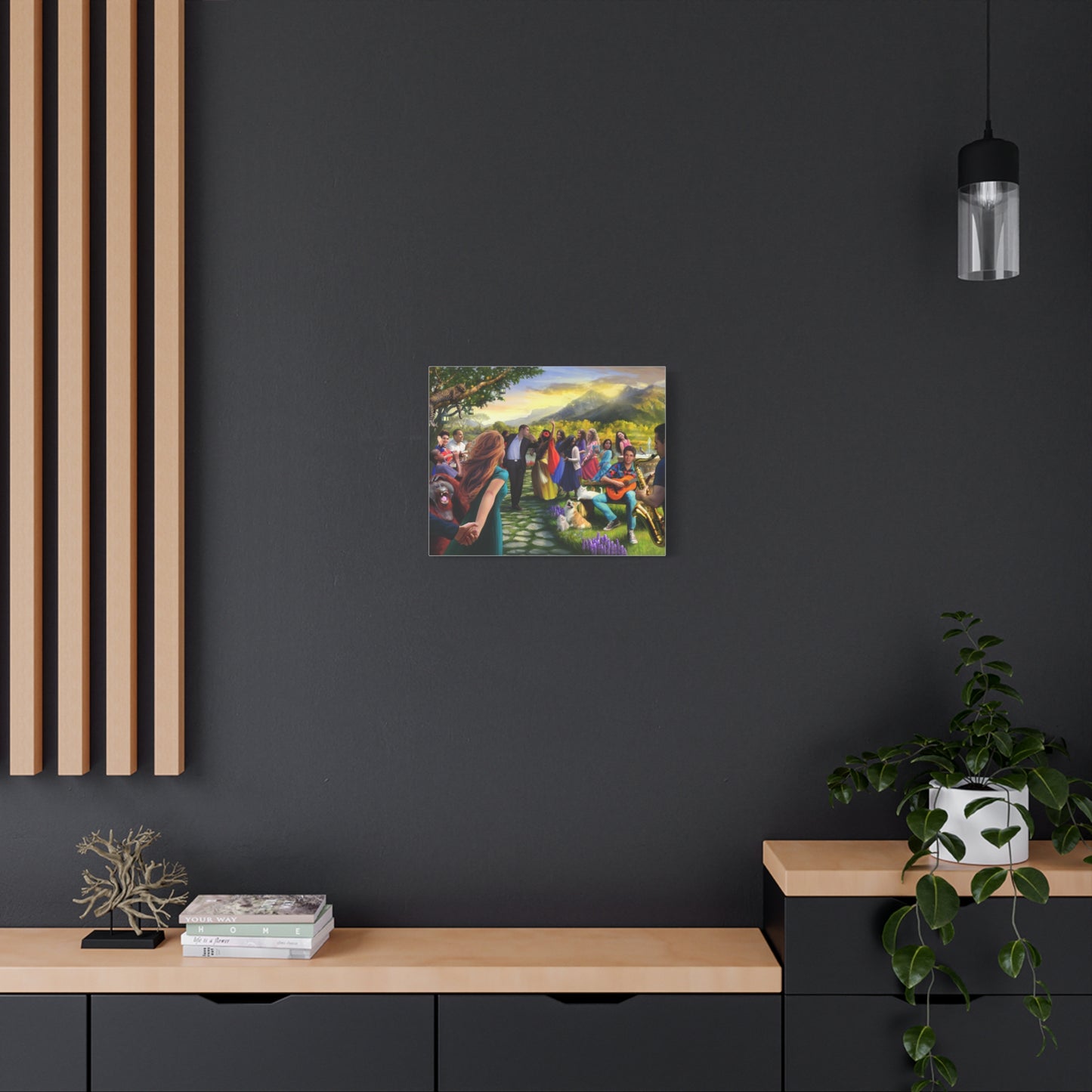 Let There Be Music! (Non-Framed canvas print)