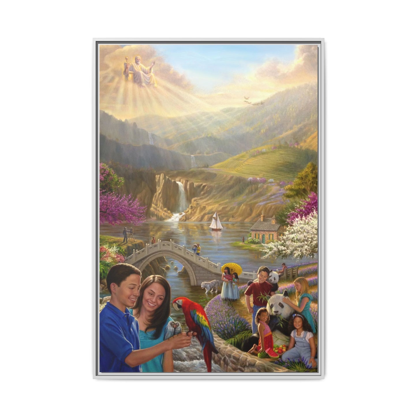 A Vision of Paradise - Canvas Print (Framed)